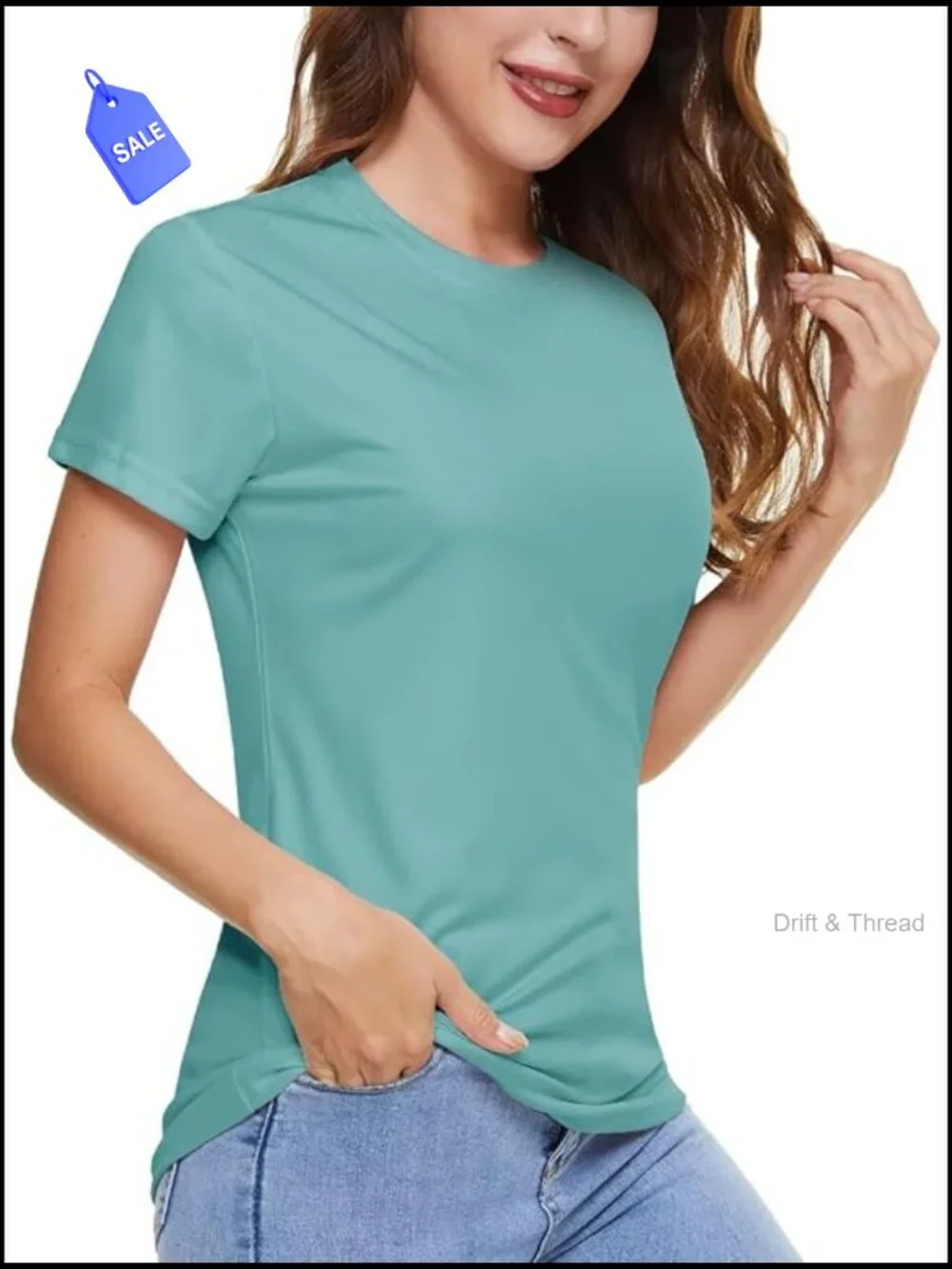 UPF 50+ Sun Protection Rash Guard Short Sleeve Swim Tee Quick Dry Lightweight